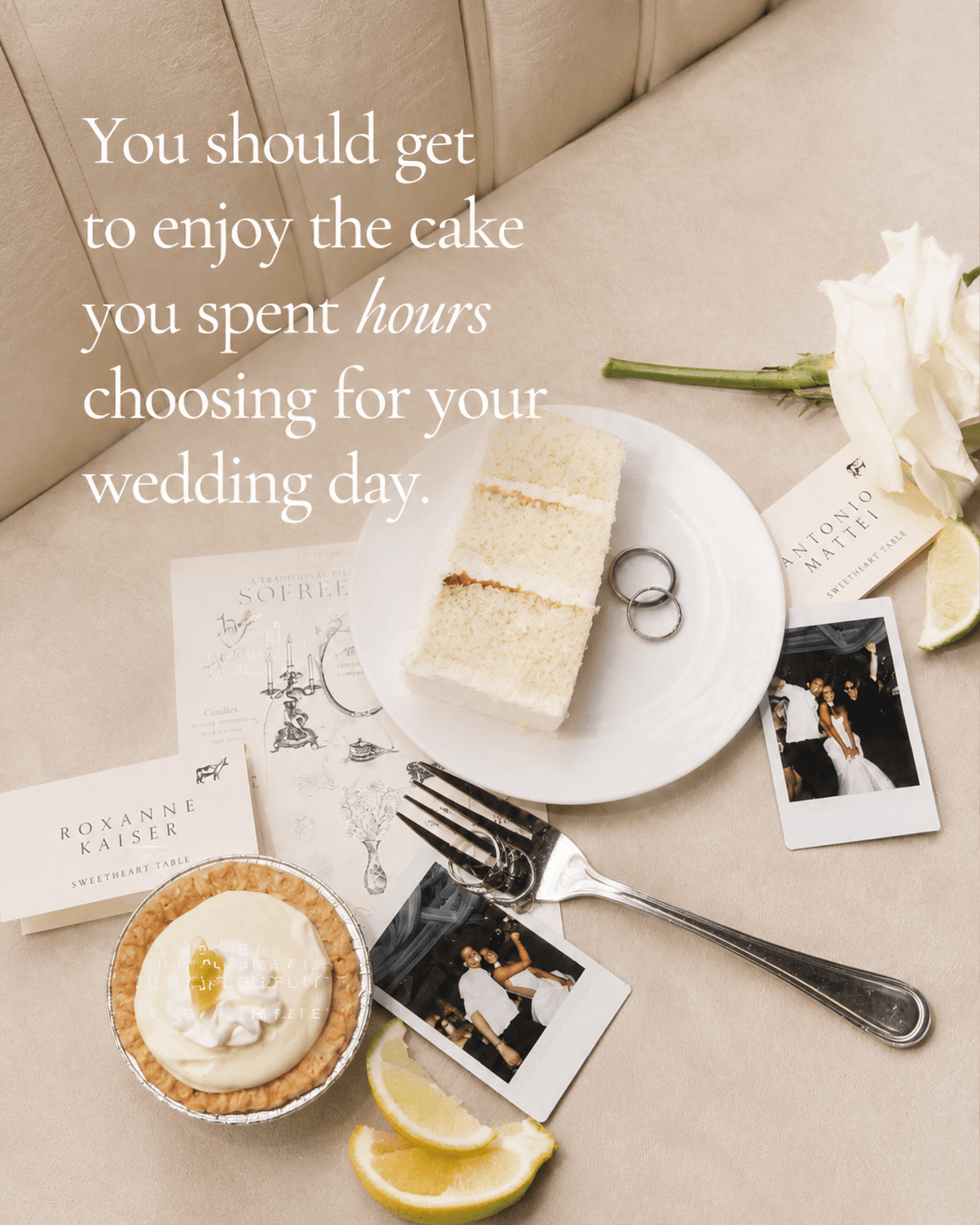 Wedding day details — coordinated by The Union Co.